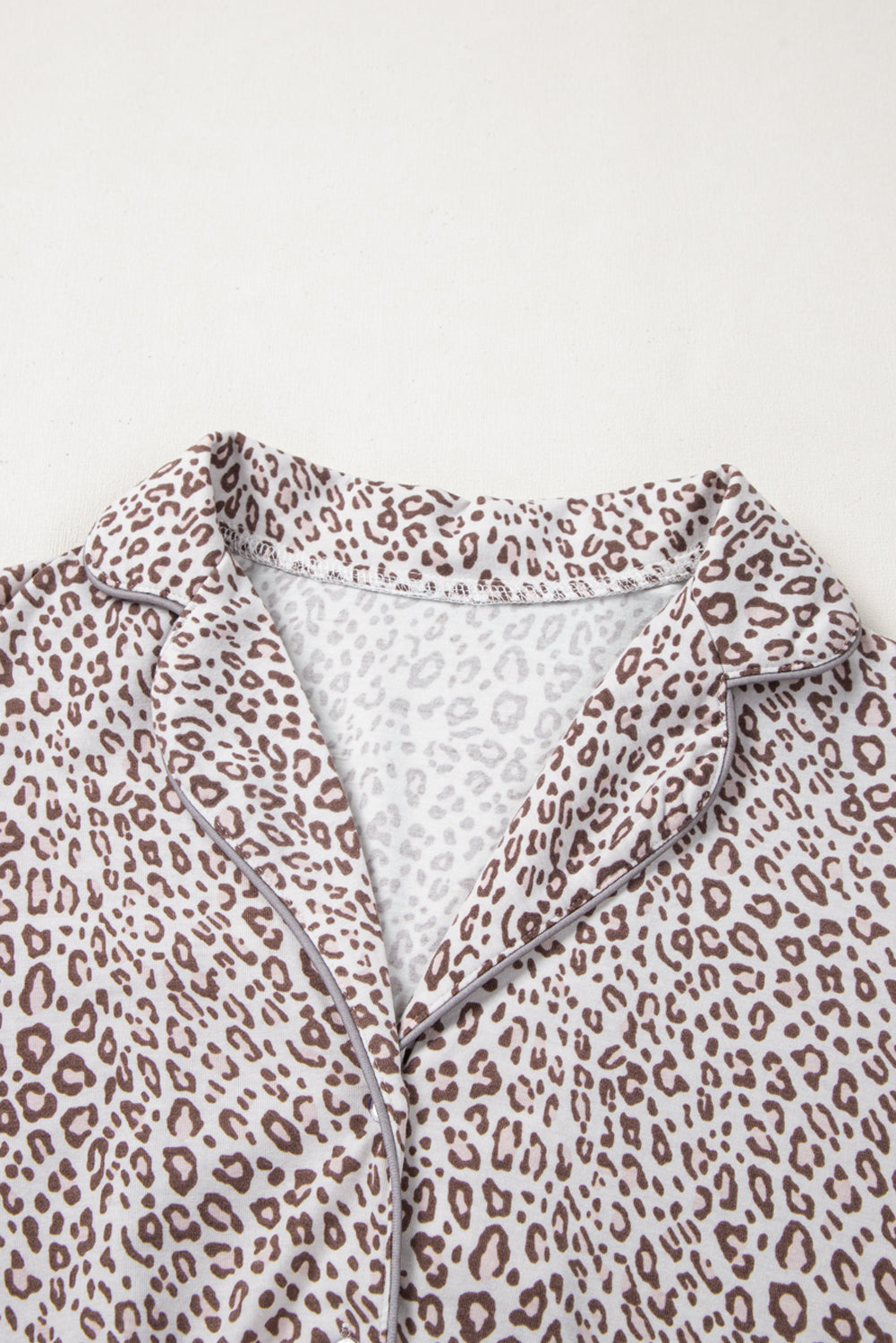 White Leopard PJ set