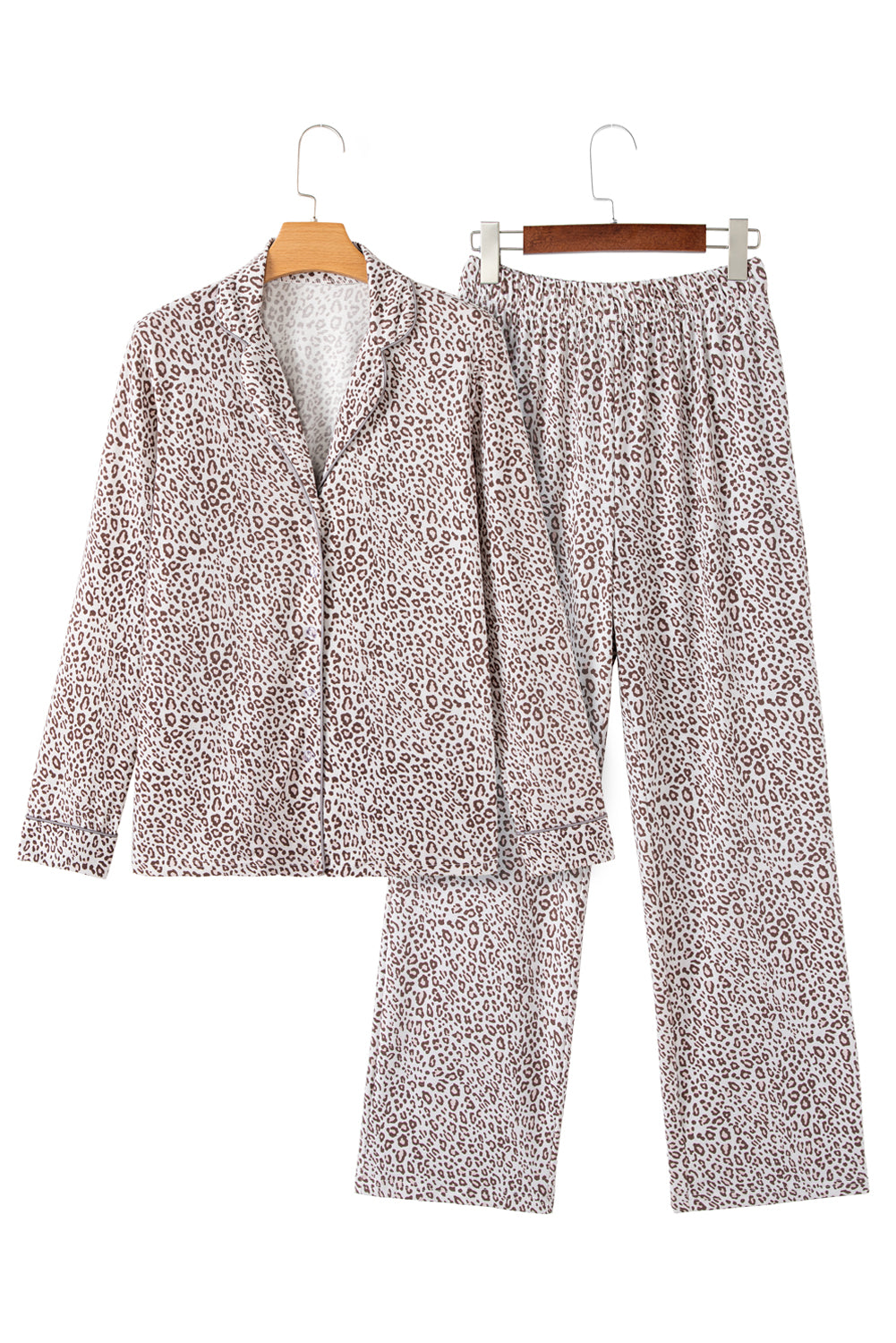 White Leopard PJ set